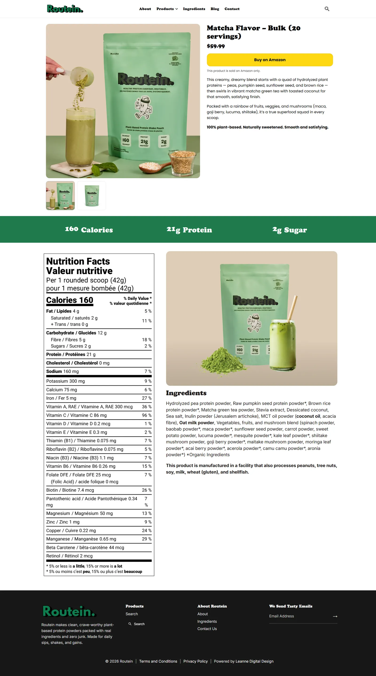 Before matcha bulk product detail